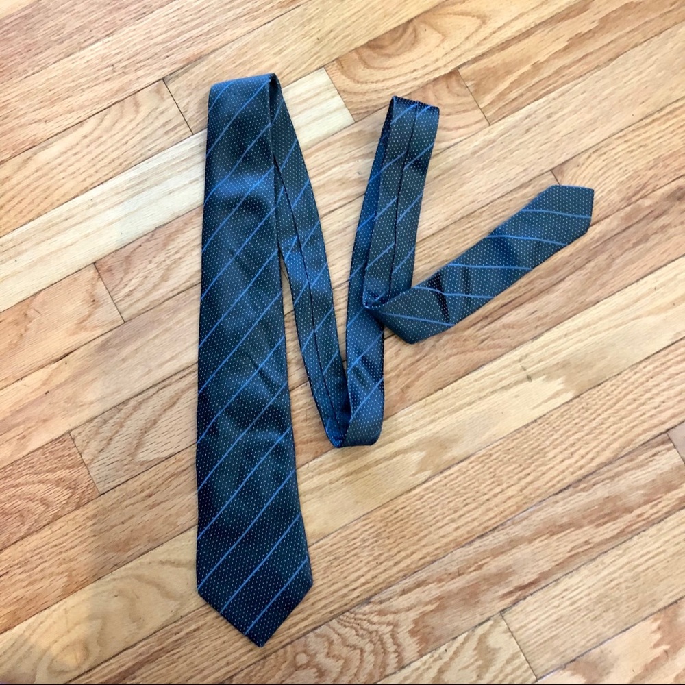 NWOT Giorgio Armani Silk Blue Tie